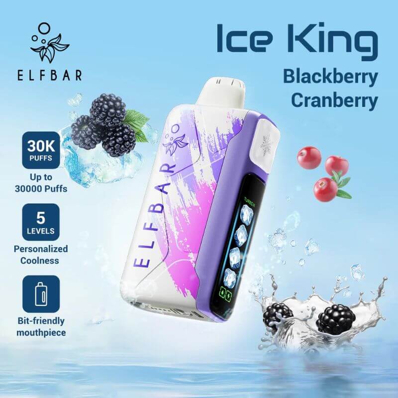ELFBAR-ICE-KING-BLACKBERRY-CRANBERRY-SG-VAPE-PARTY
